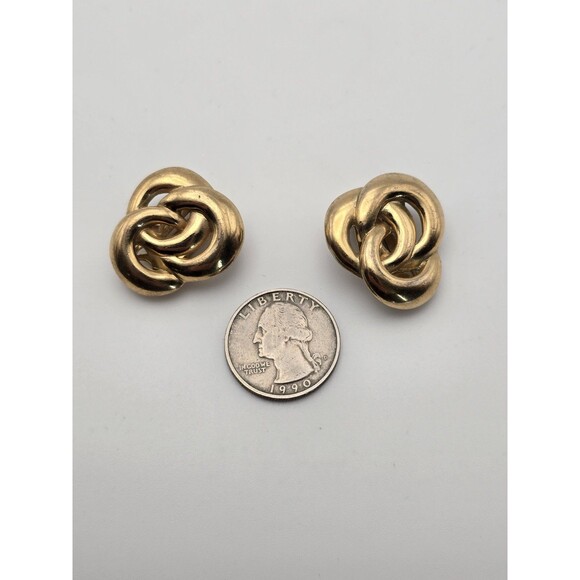 Givenchy Signed Triple Knot Clip On - Picture 1 of 6